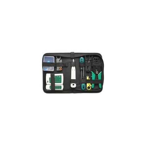 14 pièces réseau Ethernet matériel sac outil réseau LAN câble pince à sertir Kit d'outils (1/5)