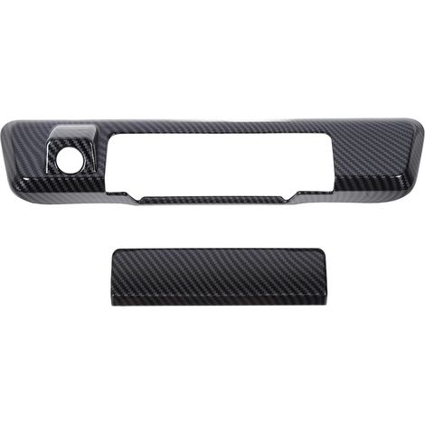 Poignée de porte arrière couverture, couvre-vide de poignée carbone, protège-poignée arrière, adapté pour Isuzu D-Max 2023-2024 (1/5)