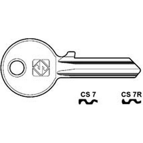20PZ CHIAVI PER CILINDRI CISA 5 SPINE PICCOLE - CS7R SX