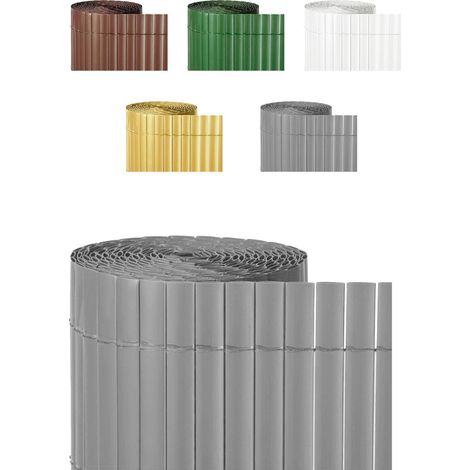 Cañizo PVC Doble Cara 1400gr/m²  Valla ocultación  Resistente a Rayos UV  Bridas Fijación Incluidas