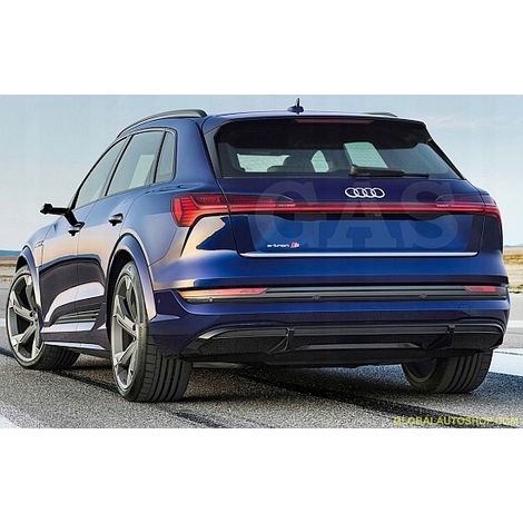 Tuning delle finiture cromate del portellone posteriore dell'Audi E-tron 2018+ (1/5)