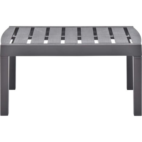 Maison Exclusive - Gartentisch Mokka 78x55x38 cm Kunststoff
