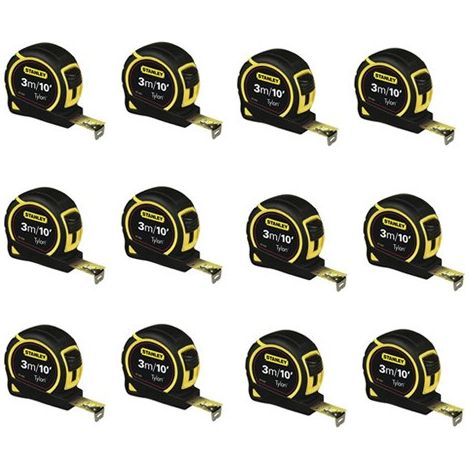 Stanley Tape Measure 1-30-686 STA130686 3m 10ft Measuring Tape Twelve Pack x12