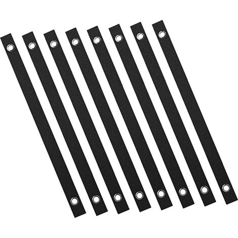 Sangles de Tuteurage pour Arbres 8 Pièces en Nylon Noir Antidérapantes et Résistantes à L’usure, pour Jeunes Plants et Tiges, Usage de Tuteurage Extérieur (1/5)