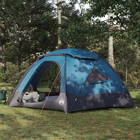 vidaXL Dome Tent with Removable Rainfly 8-Person Blue (1/5)
