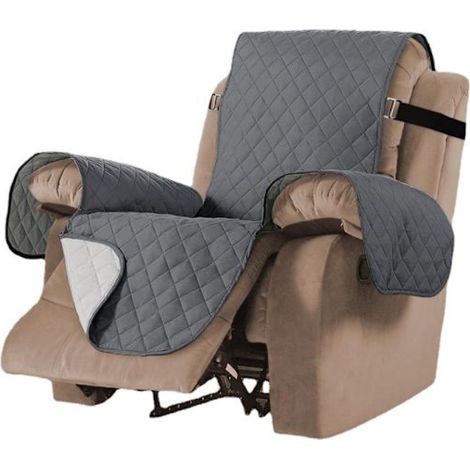 Housse De Fauteuil Inclinable - Imperméable - Élastique Réglable - Rembourrage Polyester - Pour Intérieur - 1 Pièce (1/5)