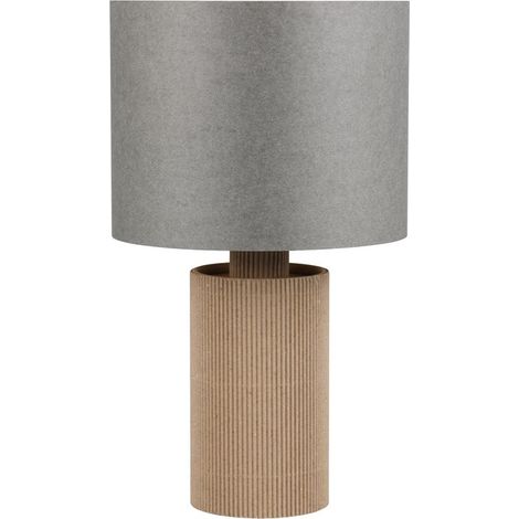 Lampada tavolo CANIO Trio Ø16 grigio/marrone E14 40W (1/3)