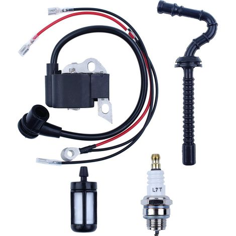 Kit de bobina de encendido Línea de manguera de combustible Juego de bujías para STIHL MS210 MS230 MS250 020 021 023 025 Repuestos de motosierra (1/5)