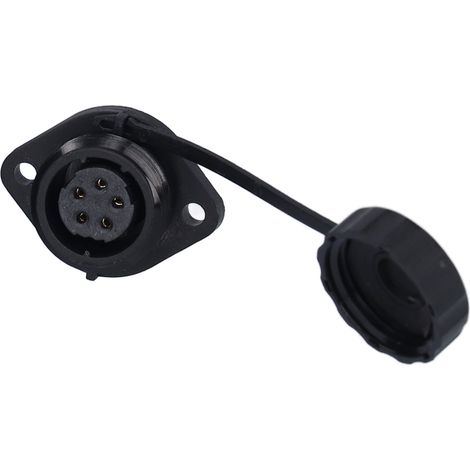 IP68 wasserdichter Flugzeugstecker, SP16 Flanschstecker, 5-polig, Stecker/Buchse, Stoßverschraubung, 250 V 5 A, wasserdichtes Flanschgehäuse. (1/5)