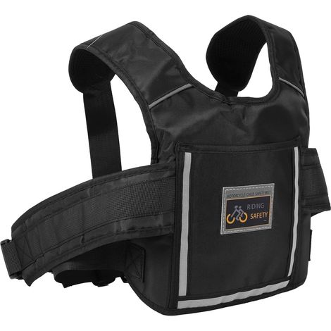 Ceinture de Sécurité Moto pour Enfants, Harnais Moto Réglable avec Bandes Réfléchissantes et Matériau Respirant pour Passager, Courts Trajets, Garçons et Filles, 2-15 Ans (1/5)