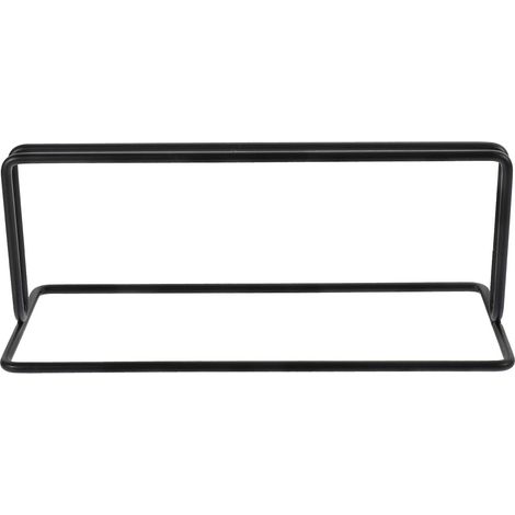 SUPVOX Clip de fixation pour cloison bureau en aluminium noir (1/5)