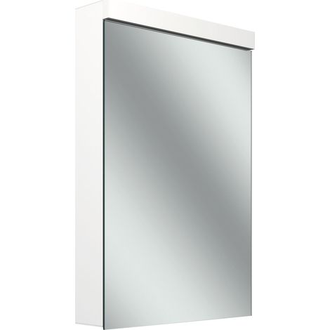Schneider LOW plus LED armoire de toilette, 1 porte 50cm, butée (1/5)