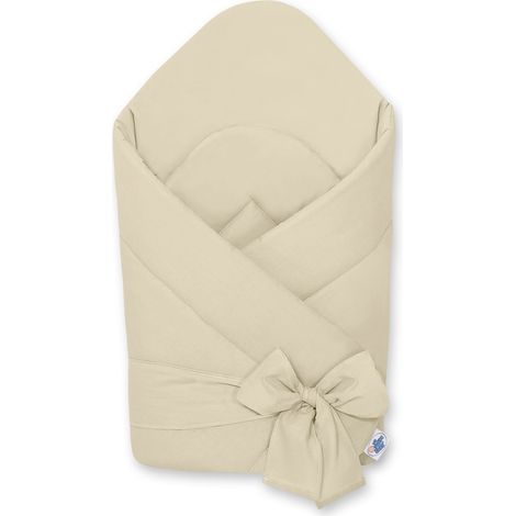 Manta rígida con lazos - beige