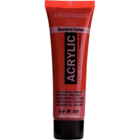Colore acrilico Amsterdam 20 ML Rosso
