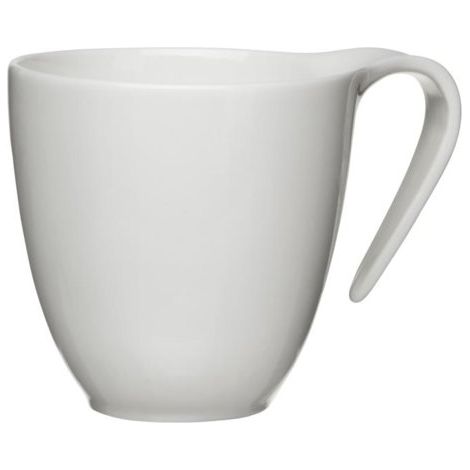 Duka Time Becher 450 ml weißes Porzellan (1/5)