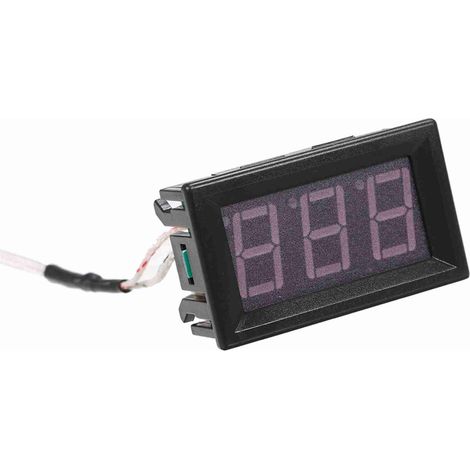 XH-B310 Industrielles Digitalthermometer 12V Thermoelement-Temperatursensor Typ K M6 -30800℃ Hochpräzises Messgerät mit LED-Anzeige (1/2)