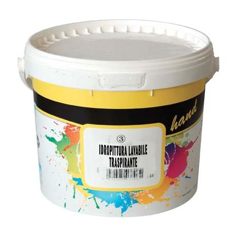 IDROPITTURA LAVABILE HAND  BIANCO LT  2,5