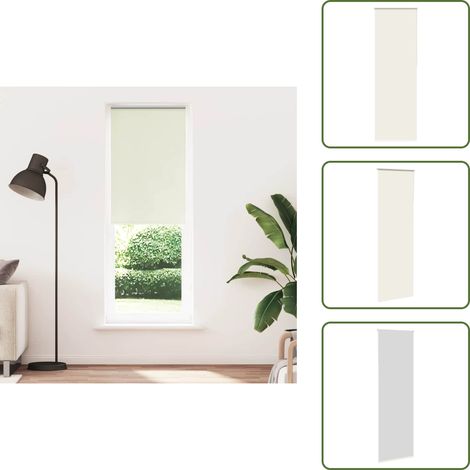 Store enrouleur occultant blanc cassé 70x230cm largeur du tissu - Store Enrouleur - Stores Enrouleurs - Store De Jour Et De Nuit - Store Occultant (1/5)
