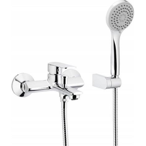 KFA Collection AGAT Grifo de bañera cromado de pared