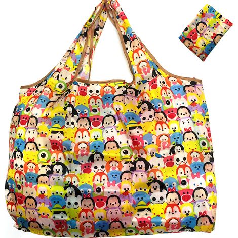Sac Shopping Réutilisable en Polyester - Sac à Provisions Résistant et Lavable - Facile à Transporter (1/5)