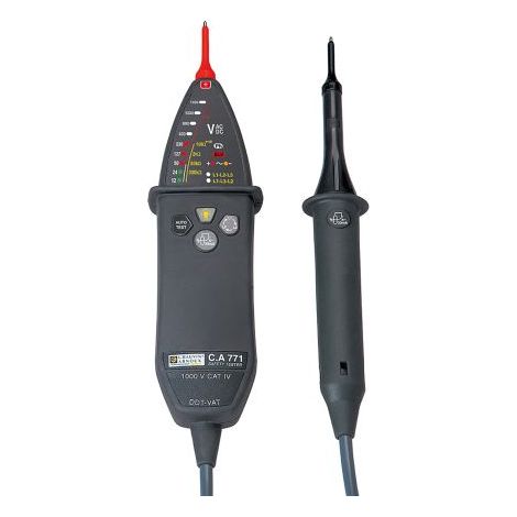 Détecteur de tension Chauvin Arnoux Ca 771 1000 V ac, 1400V c.c. max CAT IV, IP65 ( Prix pour 1 )