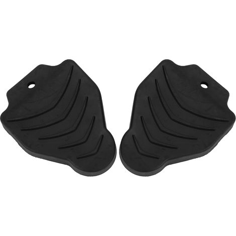 1 Paire de Protège-Cale Noir pour Pédales de Vélo Compatible Look Delta