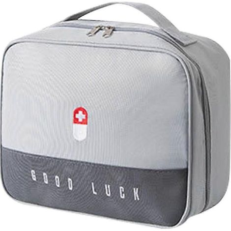Trousse de premiers secours portable, sac de rangement de voyage, avec mini-sac pour fournitures médicales, idéale pour la randonnée en famille, le camping, le bureau et le lieu de travail.