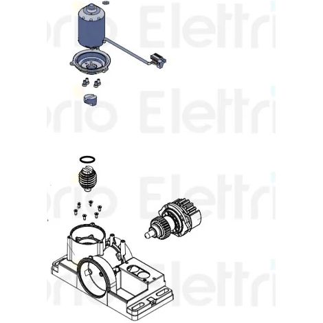 genius pièce détachée moteur blizzard 400/c734 6020651 (1/3)