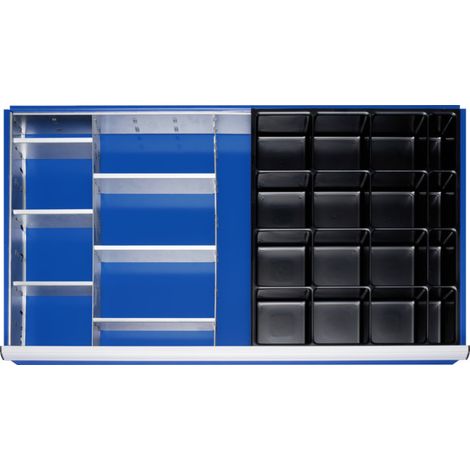 Kit de séparation de tiroir Rau tiroir-XXL H 60-90mm insert petites pièces