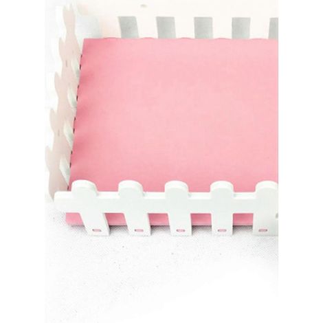 Plateforme de toboggan pour maison de hamster, lavable, amovible et facile à installer, en PVC blanc. (1/3)