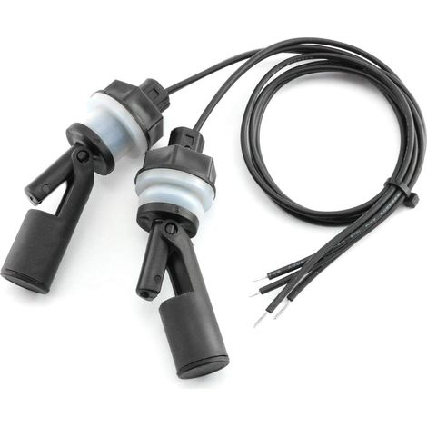 Lot de 2 capteurs de niveau d'eau M16 - Contrôleur de pompe à eau - DC 110 V - Montage latéral horizontal - Pour aquariums, piscines hydroponiques (1/5)