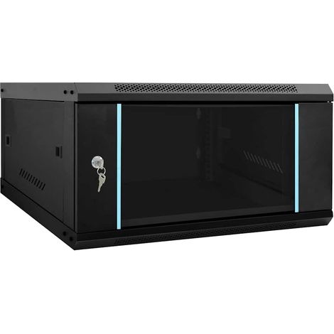 vidaXL Armadietto di rete Nero 60 x 60 x 35 cm Acciaio