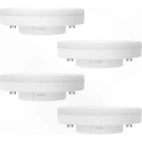 GX53 7W LED-Lampe, Warmweiß 2700K, nicht dimmbar, 220V Wechselstrom, 665 Lumen, 4er-Pack (1/5)