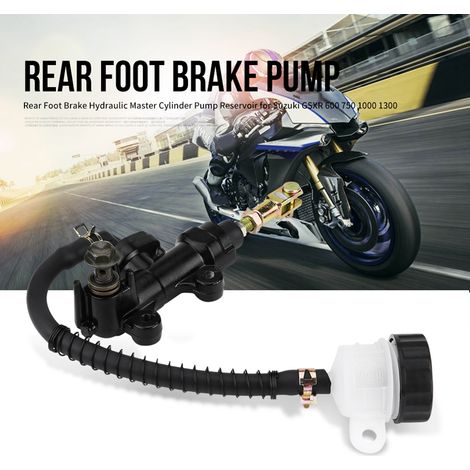Hydraulischer Hinterradbremszylinder mit Ausgleichsbehälter für Suzuki GSXR 600 750 1000 1300, Hinterradkupplungspumpe, neues Motorradteil (1/5)