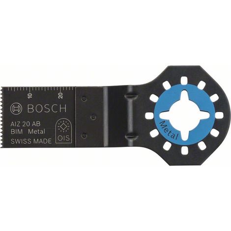 BOSCH - LAMA PER TAGLIO LEGNO E METALLO- BIMETALLICA 20x20MM  - COLORE NERO