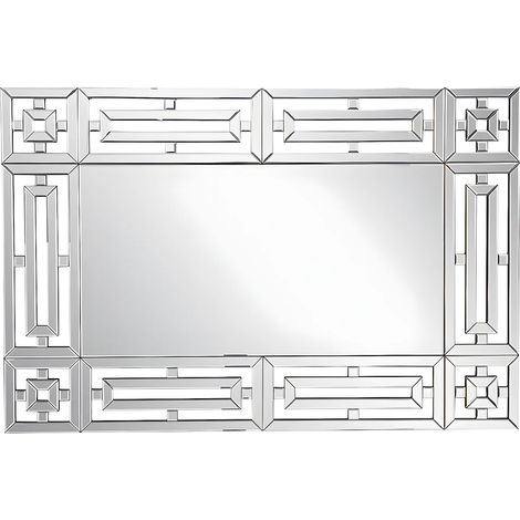 Specchio a muro L. 120 x H. 80 cm in Acciaio inox - LOAYE (1/5)