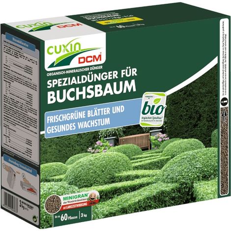 Cuxin engrais pour buis 3 kg engrais spécial, engrais pour haies, engrais, engrais pour arbres
