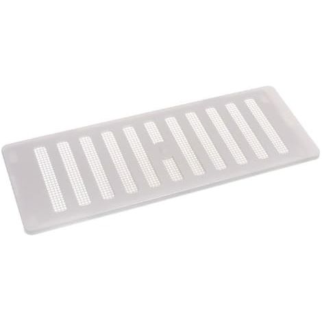 One Stop DIY Lot de 10 grilles d'aération réglables Hit & Miss + moustiquaire 23,8 x 7,6 cm