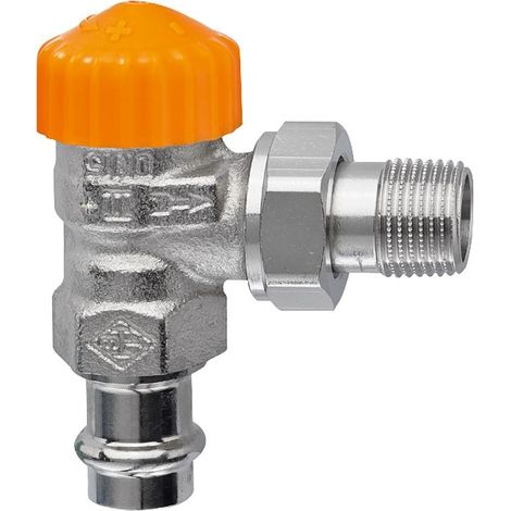 Corps thermostatique IMI Heimier Eclipse DN15 (1/2")x 15 mm raccord a presser équerre
