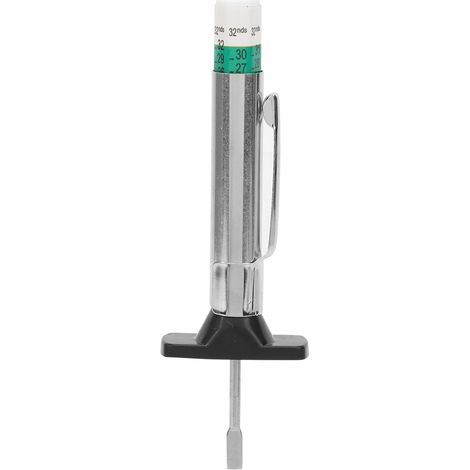 UPALDHOU Profondeur de Profil codé en Couleur pour Les Pneus de Voiture, Type Universel avec Gamme de Mesure Précise, Acier Inoxydable de Haute qualité + Matériau ABS pour Les Amateurs de Bricolage (1/5)