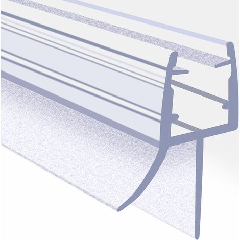 Joint Bas De Porte Douche 90cm - Pour Verre 5-8mm - PVC Souple Étanche Anti-Moisissure - Installation Sans Colle (1/5)