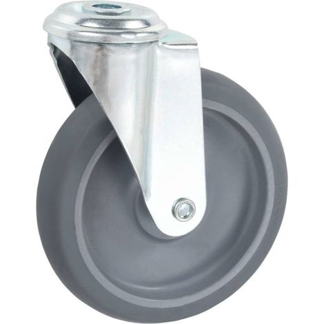 vidaXL 16 pcs Roulettes pivotantes à trou de boulon 125 mm (1/5)