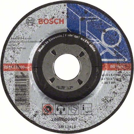 Bosch PRO Metal Schleifscheibe 115 x 4 x 22,23 mm - 2608600007