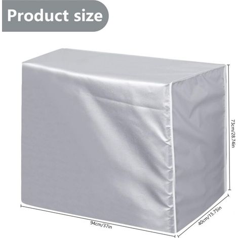 Housse de protection pour climatiseur extérieur, anti-poussière, anti-neige et imperméable (944073cm)