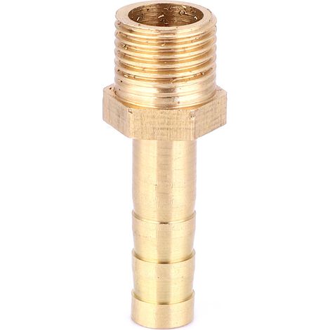5 raccords mâles en laiton G1/8 pour conduites de gaz et de liquides, 6 mm (1/5)