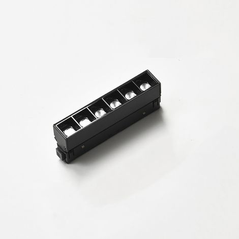 Lampada a Griglia LED Magnetica 48v DC 6w per Binario Magnetico SilampLuce Calda 3000k