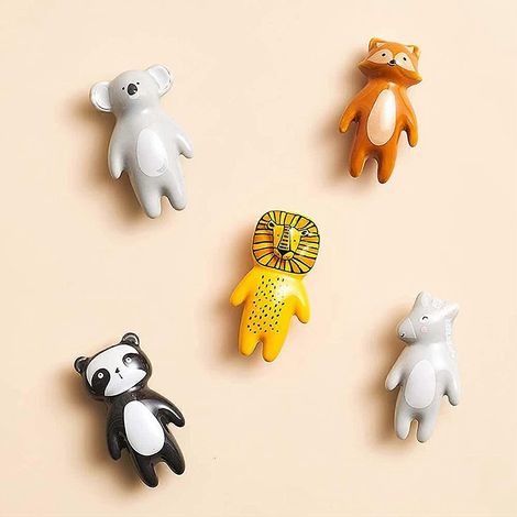 Boutons de meubles, poulies de tiroir, boutons pour meubles d'enfants (lot de 5) (1/5)