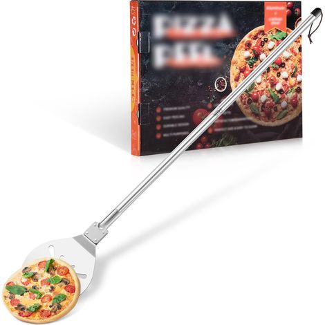 Pelle à pizza ronde en acier inoxydable (1, 20,3 cm) (1/5)