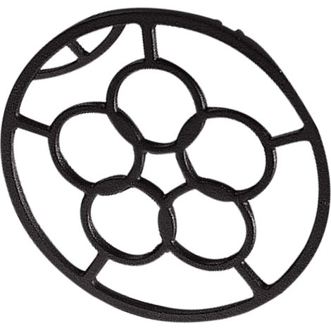 Support de casserole pour cuisinière à gaz, anneau wok en fer pour woks ronds et petites casseroles, anneau de répartition de la chaleur, compact, 18 x 18 x 1 cm, pour la cuisine (1/5)