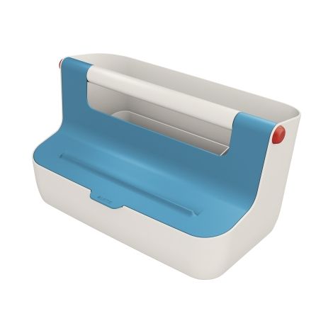 Leitz Cosy Aufbewahrungsbox Blau und Weiß (1/2)